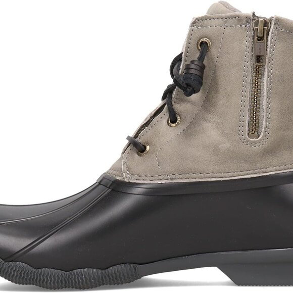 Women's Wool Boots Waterproof Leather Rubber Sole Ankle Size 7 - Picture 4 of 7